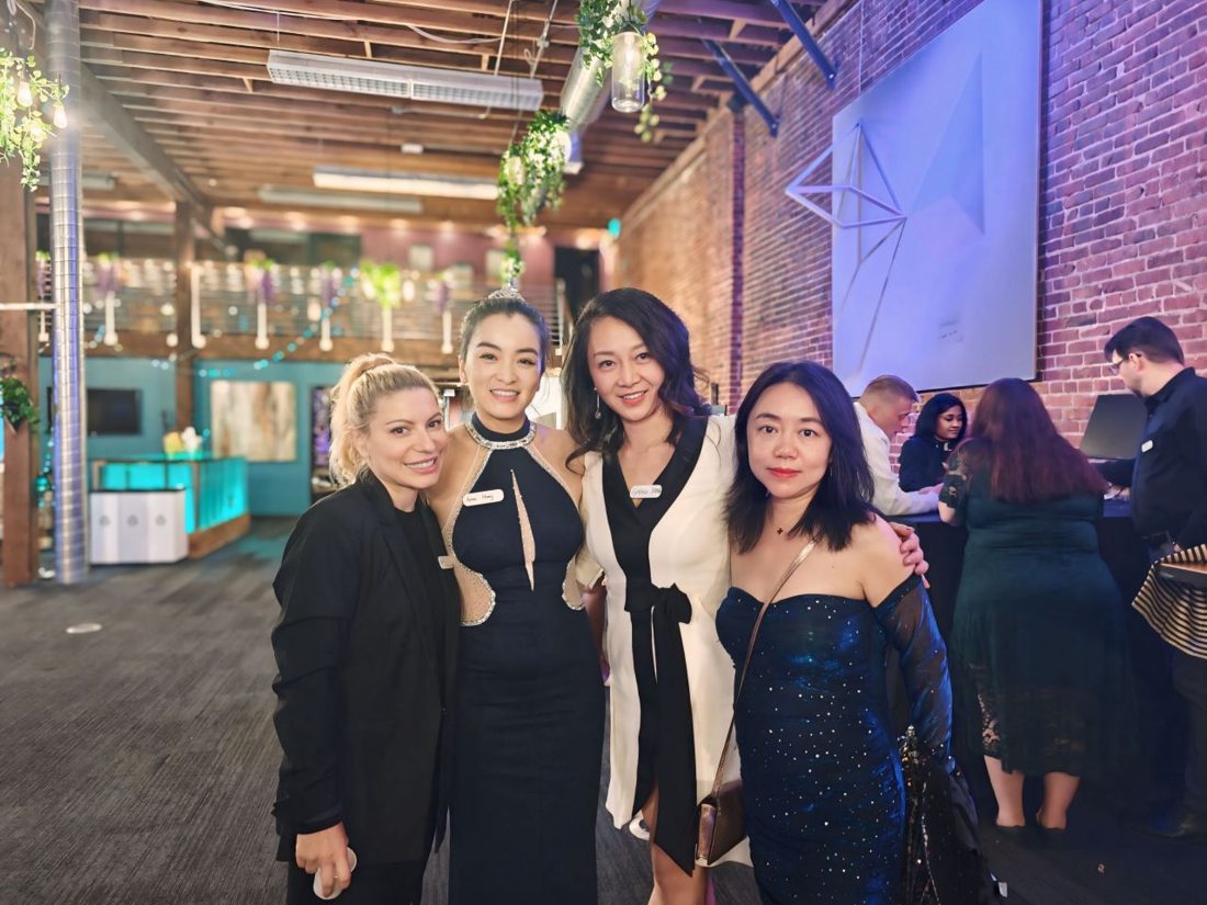 Kim Boher with investors in San Francisco
